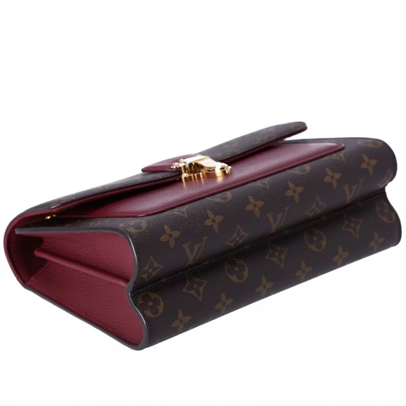 Louis Vuitton Victoire Chain Shoulder Bag Monogram Canvas M41732 Brown Raisin - Picture 7 of 9